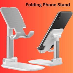 Folding Desktop Phone Stand – White Color