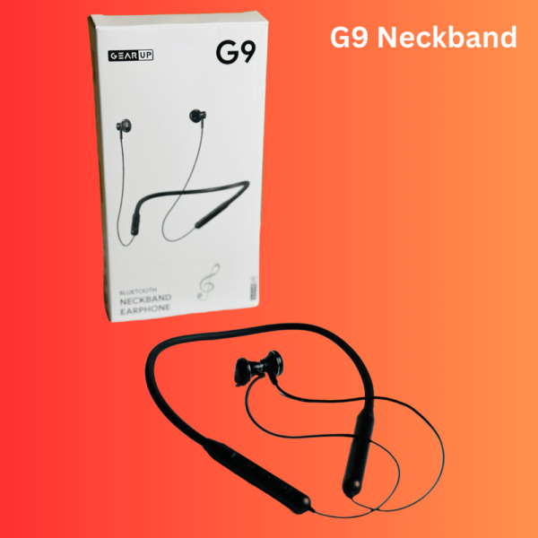 GearUP G9 Neckband Magnetic Metal Earphone With Good Quality Microphone